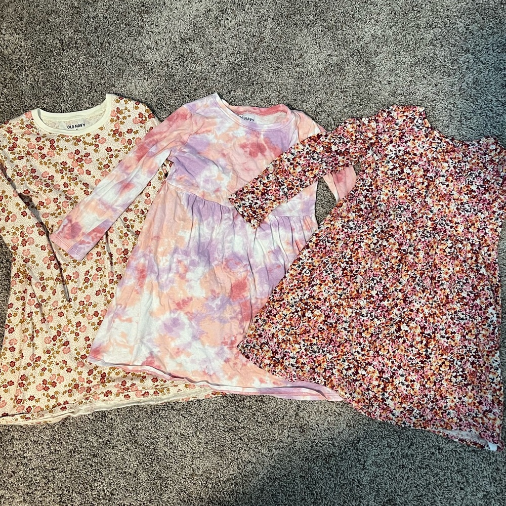 Girls 5T Long Sleeve Dresses — Gently Used